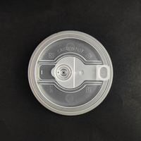 Échantillon gratuit 90mm PP jetable réutilisable thé café couvercle de tasse en plastique