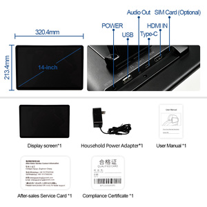 Pantalla para Auto FHD Android 14.0 8 Núcleos 4GB+64GB WiFi BT FM Reproductor Multimedia de Video Entretenimiento para Asientos Traseros para Denza BYD - Product Image 5
