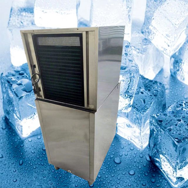 150kg 300kg 500kg Commercial Ice Cube Maker Stainless Steel Free Standing Automatic Ice Making Machine
