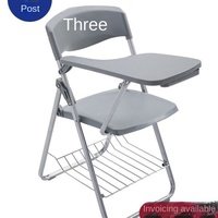 Chaise pliante d'entraînement, de bureau, de réunion, portable, avec dossier en plastique, pour la maison, chaise d'ordinateur, d'extérieur, avec tablette intégrée, mobilier chinois