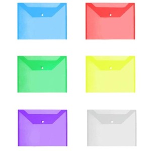Prix d'usine le plus bas, enveloppes en plastique format A4 avec fermeture à pression, dossiers pour documents - Product Image 3