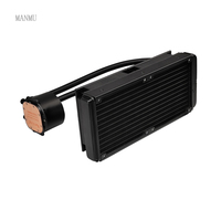 Refroidisseur d'eau liquide MANMU 240 mm pour PC, refroidisseur d'eau liquide pour processeur Intel Am4 Amd