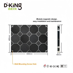 Écran LED mural intérieur D-King Fine Pitch P1.2, affichage vidéo LED 4K HD pour salle de conférence de bureau - Product Image 4
