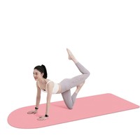 Tapis de yoga en TPE, tapis d'exercice antidérapant avec lignes d'alignement, coussin épais écologique, Pilates et entraînement à domicile, options multicolores