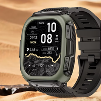 Montre connectée BT 5.3 avec assistant vocal musical, horloge mondiale, alarme, batterie 850 mAh, étanche 5 ATM pour hommes et femmes