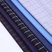 Haute qualité pêche laine hommes costume tissu laine peignée Polyester tissu pour hommes costumes pantalon veste Blazer uniformes