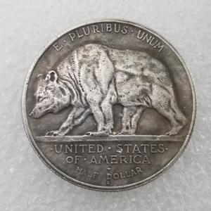 오래된 구리 미국 동전 캘리포니아 기념 은 반달러 1925년 복제품 - Product Image 2