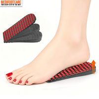 Semelles orthopédiques réglables pour augmenter la hauteur du talon, pour jambes asymétriques, coussinets anti-choc pour la fasciite plantaire, douleurs au talon