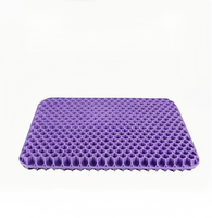 Coussin de siège en gel pur pour longues périodes assises, confort respirant, soulagement de la douleur, lavable, portable, pour chaise de bureau, voiture, fauteuil roulant