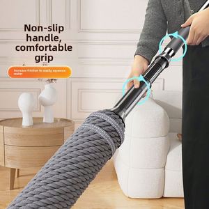 Wholesale Ultra-fine Fiber Water <b>Mop</b> 360 Rotation Self-twisting Telescopic Stainless Steel High Dehydration Foldable Long - Product Image 4