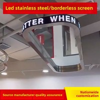 Ultrafino a todo Color 4G Wifi Control inalámbrico Interior P2.5 Publicidad Pantalla Led Desplazamiento programable P2.5 Pantalla de señal LED