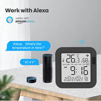 Thermostat intelligent Tuya TY-S16 avec capteur de température et d'humidité WiFi, télécommande IR, alimentation USB pour la maison et la télévision