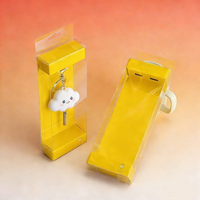 Boîte en PVC pliable écologique personnalisée, boîte cadeau transparente en plastique pour porte-clés, jouet, tasse à café, accessoires, artisanat
