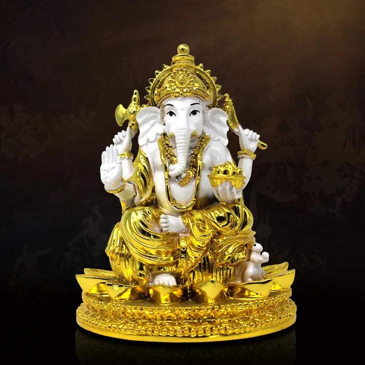 Grande figurine religieuse en résine personnalisée, mini petite statue de murtis ganesha mandap god idols hindu à vendre