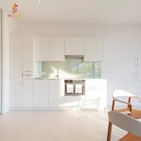 Maison en verre de 40 pieds, structure conteneur en acier avec miroirs, design européen, garantie de 3 ans pour villa, hôtel, appartement