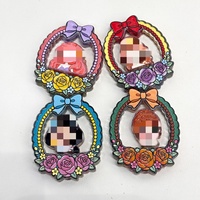 Kit de perles acryliques princesse version Q pour cadre photo, accessoires de stylo à perler, breloques pour téléphone et sac, fournitures de bijoux faits main