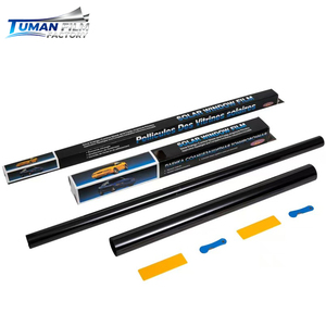 <span class=keywords><strong>Film</strong></span> teinté pour vitres de voiture DIY 2mil 2 couches teinté 50cm*300cm Anti-UV 99% Protection UV Isolation thermique Anti-explosion Garantie 3 ans - Product Image 1