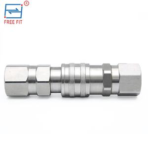 Acoplador de conexión rápida de tamaño corporal 1/2 de cara plana estándar ISO16028 de alta calidad - Product Image 3