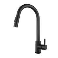 Robinet de cuisine intelligent Deao en acier inoxydable 304 avec capteur d'eau chaude et froide, mitigeur extractible à commande tactile