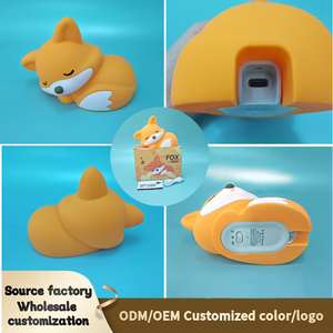 Sáng Tạo Nhỏ Fox <span class=keywords><strong>Silicone</strong></span> LED Đèn Cạnh Giường Ngủ USB Sạc Ánh Sáng Ban Đêm Cho Phòng Ngủ Mới Cross-Biên Giới Sản Phẩm Cho Phòng Khách - Product Image 4