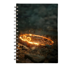 Giá bán buôn biểu tượng tùy chỉnh A4 A5 A6 Trắng Kraft máy tính xách tay xoắn ốc Wukong Nhật Ký máy tính xách tay in trên các tông bù đắp cuốn sách giấy - Product Image 3