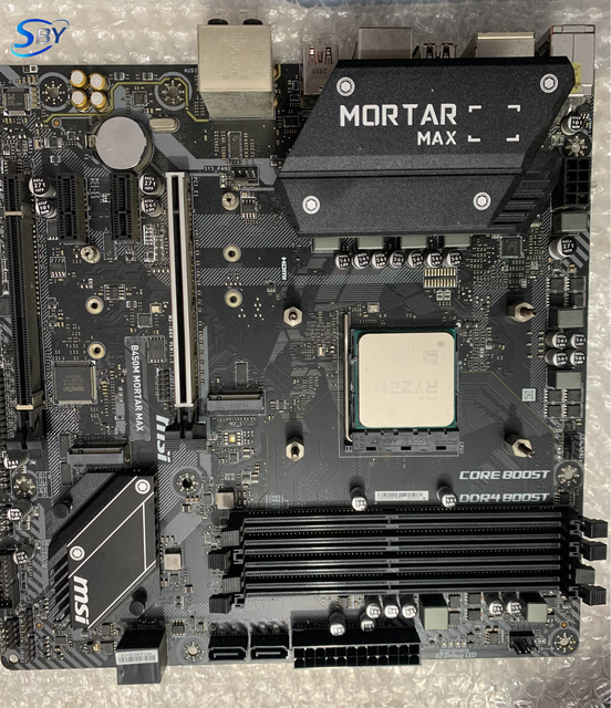 B450M MORTAR Motherboard Desktop PC Motherboard DDR4 Support AM4 Socket High Speed Data Transmission Multi Phase Power Suppl