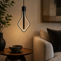 Ampoule LED décorative NEXcell 12W Diamond, culot E26 ou E27, pour éclairage suspendu de café ou d'hôtel
