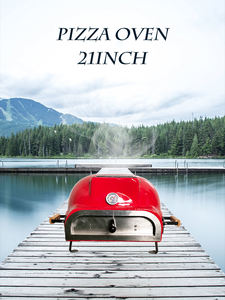 Kimstone Kamado Appareil de cuisson <span class=keywords><strong>Barbecue</strong></span> en céramique pour l'intérieur Petit four à pizza en céramique au <span class=keywords><strong>charbon</strong></span> de bois - Product Image 3