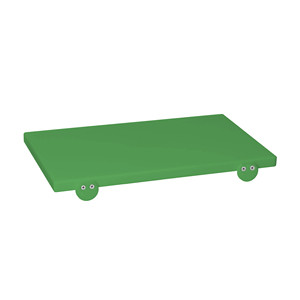 Planche à découper en polyéthylène vert 50 × 30 × 2 h cm, avec butée de maintien - Product Image 1