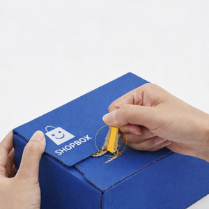 Embalaje de cartón corrugado E Flute para máscara de pestañas, embalaje para envíos de productos de belleza, para marcas en línea, OEM personalizado - Product Image 2