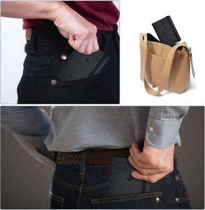 Porta Pasaportes con Ranura para Tarjetas de Crédito y Ranura para Tarjeta de Embarque, Cartera de Cuero para Pasaporte, Accesorios de Viaje - Product Image 3