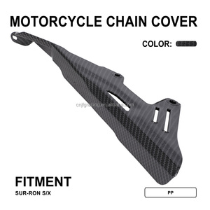JFG RACING Protezione Catena in PP Effetto Fibra di Carbonio, Accessori Moto per Surron Light Bee X S, Moto Elettrica da Fuoristrada - Product Image 6
