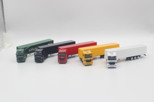 Modèle de <span class=keywords><strong>camion</strong></span> conteneur miniature haute simulation <span class=keywords><strong>1</strong></span>:72, <span class=keywords><strong>camion</strong></span> jouet en métal et plastique, commandes personnalisées bienvenues - Product Image 3