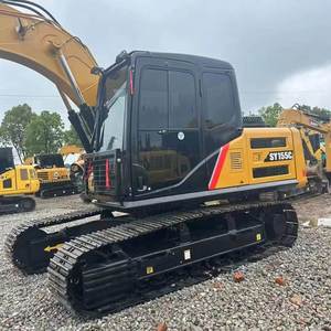 Mini-excavatrice SANY SY155C d'occasion 2022 avec moteur Kama, pompe hydraulique et cylindre Eaton, certifiée CE, matériel de construction - Product Image 1