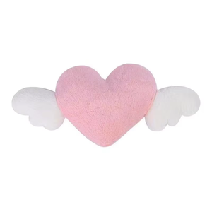 Coussin de nuque en peluche universel en forme de cœur <span class=keywords><strong>et</strong></span> coussin de soutien lombaire pour dossier de siège de voiture - Product Image 6