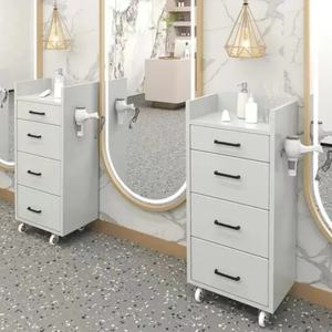 Chariot à cheveux à cadre métallique de conception moderne européenne, le plus populaire, vente en gros d'usine pour salon de beauté - Product Image 1