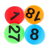 Lot de 12 marqueurs de sol écologiques et colorés de 5 pouces pour enseignants et éducateurs, personnalisables en forme de lettres, pour sièges de classe – Vente chaude