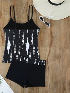 OEM/ODM <span class=keywords><strong>Maillot</strong></span> <span class=keywords><strong>de</strong></span> <span class=keywords><strong>bain</strong></span> pour <span class=keywords><strong>femme</strong></span> imprimé sans bretelles deux pièces <span class=keywords><strong>Boxer</strong></span> slip <span class=keywords><strong>taille</strong></span> <span class=keywords><strong>haute</strong></span> Tankini <span class=keywords><strong>Maillot</strong></span> <span class=keywords><strong>de</strong></span> <span class=keywords><strong>bain</strong></span> - Product Image 6