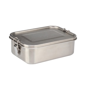 Stainless Steel <b>Lunch</b> Boxes Set 3 Dishwasher Safe Snack Container Lids 304 Condiments Bento <b>Box</b> <b>for</b> <b>Kids</b> Adults - Product Image 1