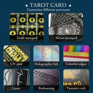 <span class=keywords><strong>Cartas</strong></span> <span class=keywords><strong>de</strong></span> Tarot con bordes dorados personalizados, baraja dorada Premium para adivinación <span class=keywords><strong>de</strong></span> La Fortuna - Product Image 6