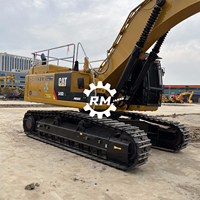 Excavatrice sur chenilles d'occasion CATERPILLAR CAT349D2L du Japon, faible nombre d'heures, engin de construction robuste CAT349D2 CAT349D CAT350