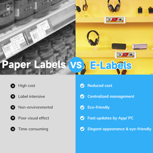 Étiquette de prix intelligente MinewTag 4,3 pouces, fine, 4 couleurs, encre électronique, plastique ABS, supermarché, quatre couleurs, étiquette de prix électronique BLE colorée - Product Image 4