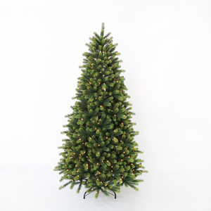 Árbol <span class=keywords><strong>de</strong></span> Navidad verde <span class=keywords><strong>de</strong></span> PE completo artificial <span class=keywords><strong>de</strong></span> alta calidad con luces blancas cálidas hojas <span class=keywords><strong>de</strong></span> árbol <span class=keywords><strong>de</strong></span> colores multiverdes - Product Image 1