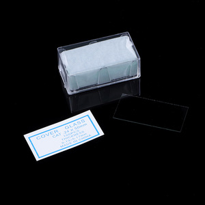 Jianjun Medical Cover Glass 24x50mm 100Pcs Thickness 0.13-0.17mm <b>Microscope</b> Slides Biological Lab Use - Product Image 3