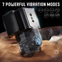 Automatischer Teleskop-Rotations-Masturbator für Männer mit 7 Kraftvollen Vibrationsmodi Offener Becher Erwachsenen-Masturbationsgerät
