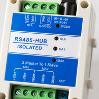 Multiplexeur Hub RS485 3 ports, 2 maîtres 1 esclave, séparateur sur rail DIN, DC10-30V, Modbus Transparent pour applications industrielles