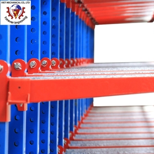 Adjustable Powder Coated Steel Pipe Storage Shelf Custom Warehouse Cantilever Rack <b>System</b> Pallet <b>Racking</b> Anti-Corrosion 300kg - Product Image 2
