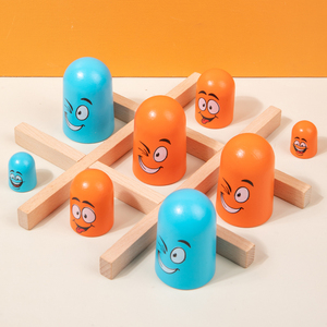 He-nueva muñeca de nido de tic-tac-toe para padres e hijos, juego de mesa interactivo familiar para interiores, juguetes de educación temprana ontessori para niños - Product Image 6