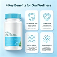 Capsules de Probiotiques Oraux en Gros avec 7 Souches – Soutient les Dents, les Gencives et l'Haleine Fraîche – Formule Naturelle – 30 Capsules – OEM/ODM
