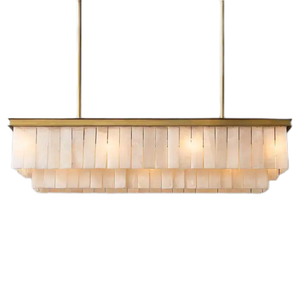 Elegant Adjustable Height Marble Chandelier for Hotel and Dining Room <b>Ceiling</b> <b>Lighting</b> With <b>LED</b> HM-DZ-CH-102 Crystal Chandeliers - Product Image 6